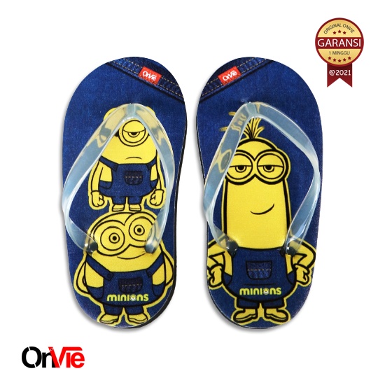 Sendal Jepit Anak Minion Printing