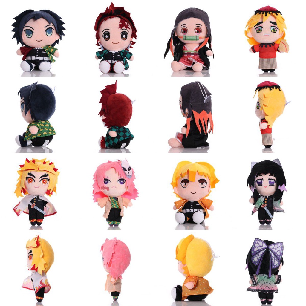 Boneka Karakter Anime Demon Slayer Kimetsu No Yaiba Mainan Anak Boneka Plush