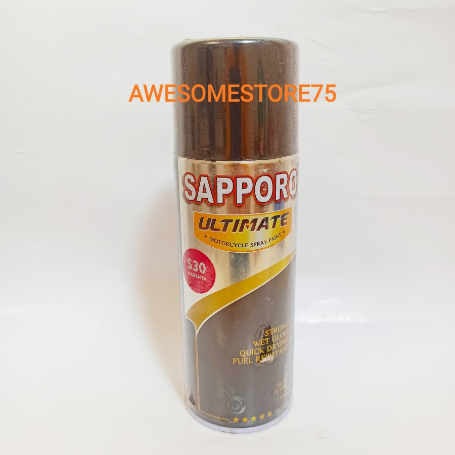 SAPPORO ULTIMATE S30 MAGENTA Pink Merah Muda Cat Semprot Pilox Pylox