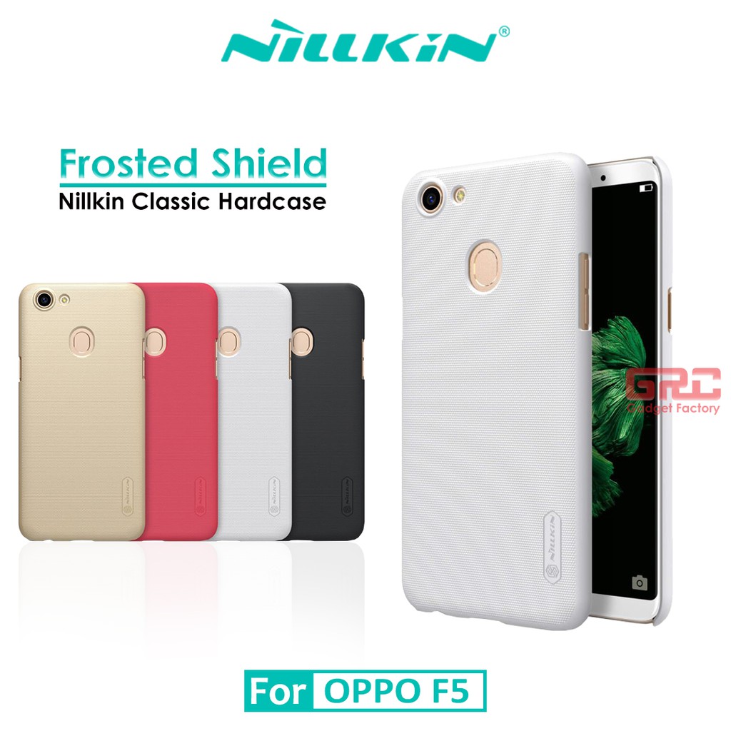 Hard Case OPPO F5 Nillkin Frosted Shield Casing Original