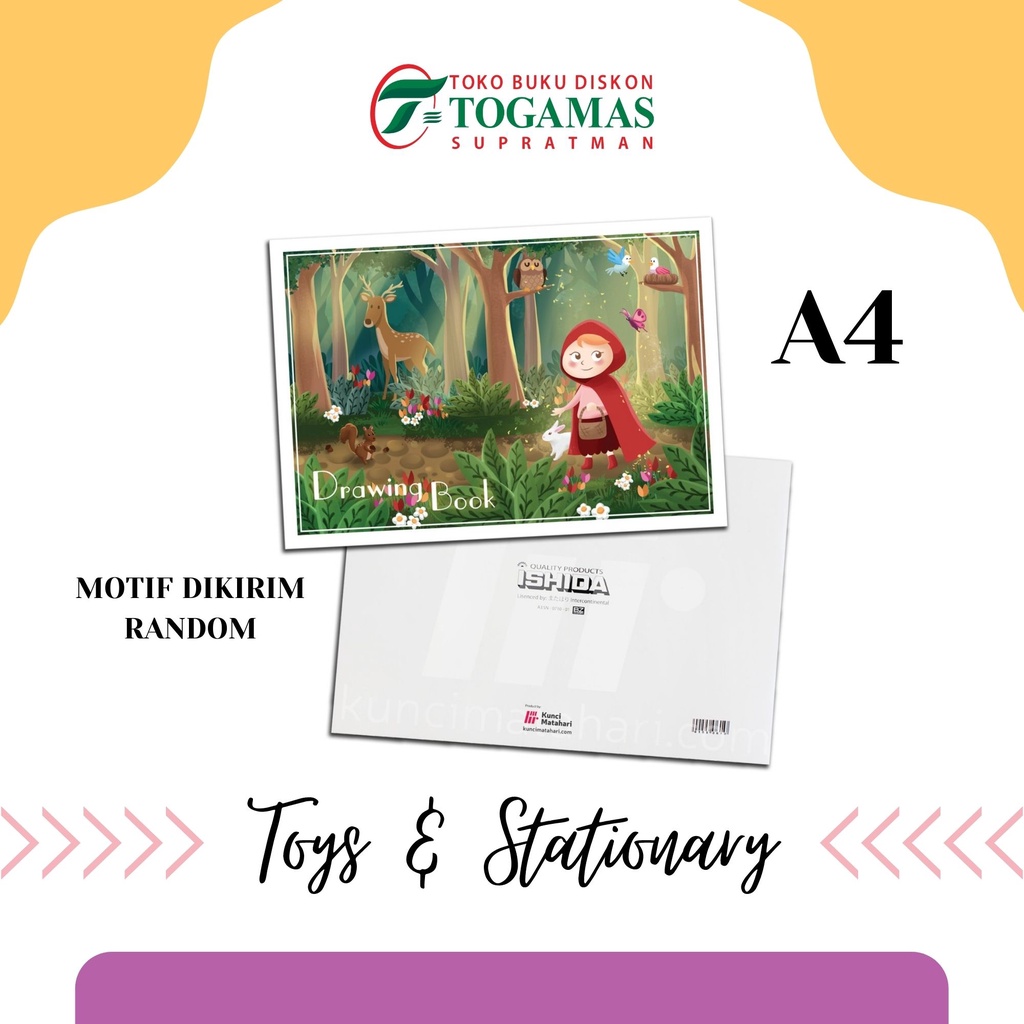 

BUKU GAMBAR A4 ISHIDA KUNCI MATAHARI ORIGINAL