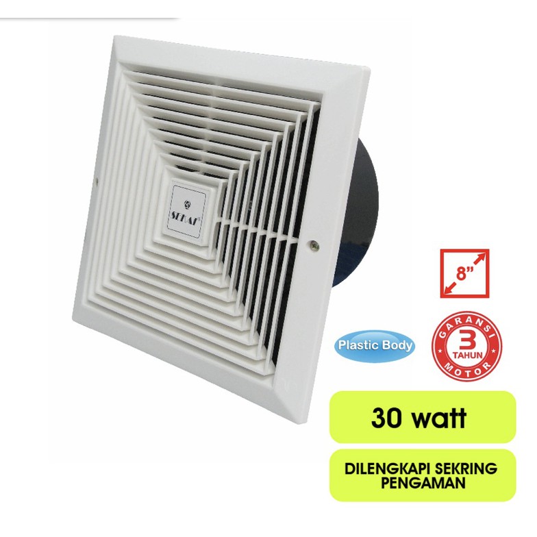 SEKAI EXHAUST FAN  8&quot; / Sekai Kipas Angin Dak Exhaust Langit Langit MVF 893