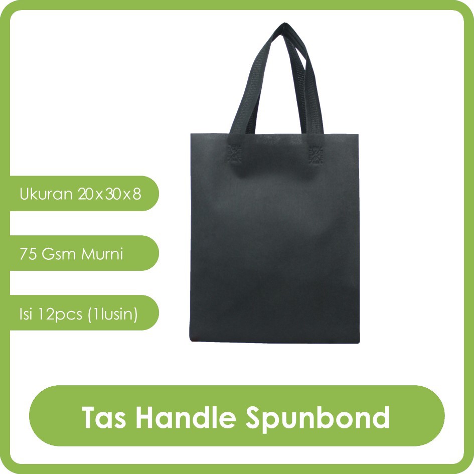 

GOODIE BAG SPUNBOND HANDLE 20x30 LUSINAN / Tas Belanja Murah / Kantong Belanja