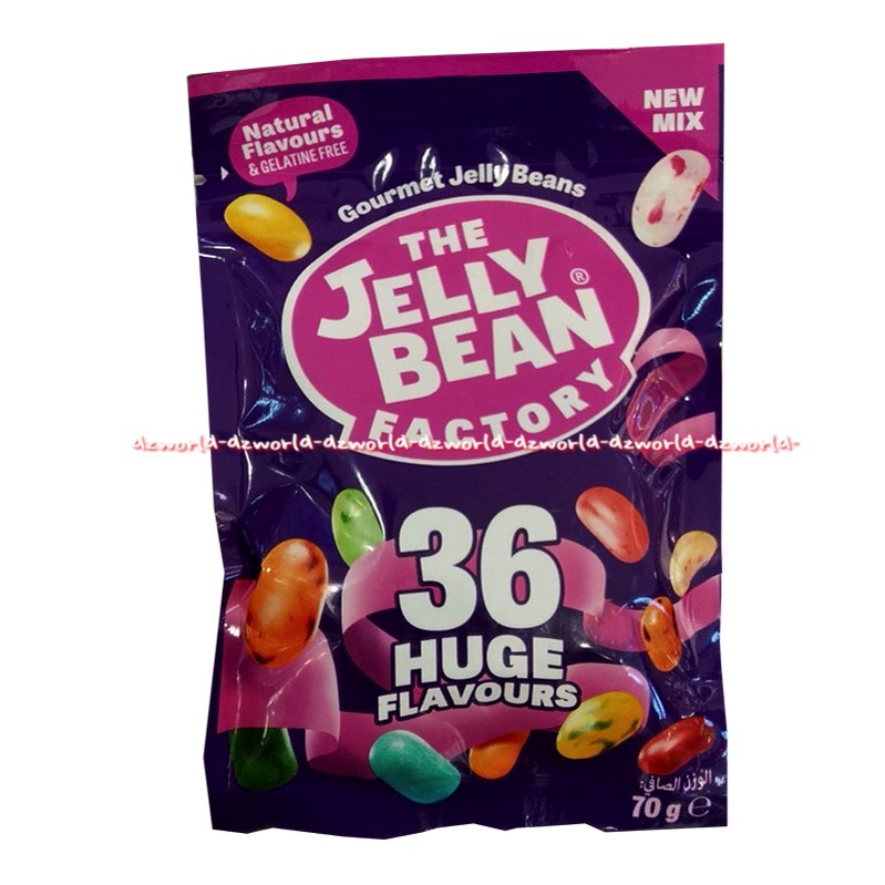 The Jelly Bean Factory 70gr Pabean Flavour With Pop 36 Huge Flavours Permen Dengan Rasa Yang Unik Aneh Untuk Prank Jeli Beans The JelyBean 70 gra,