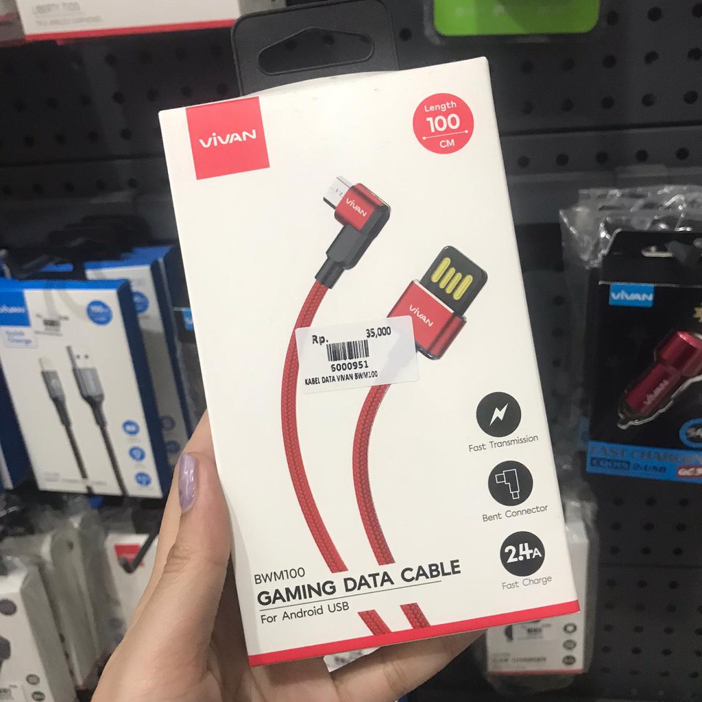 KABEL DATA MICRO VIVAN BWM100 DATACABLE RED