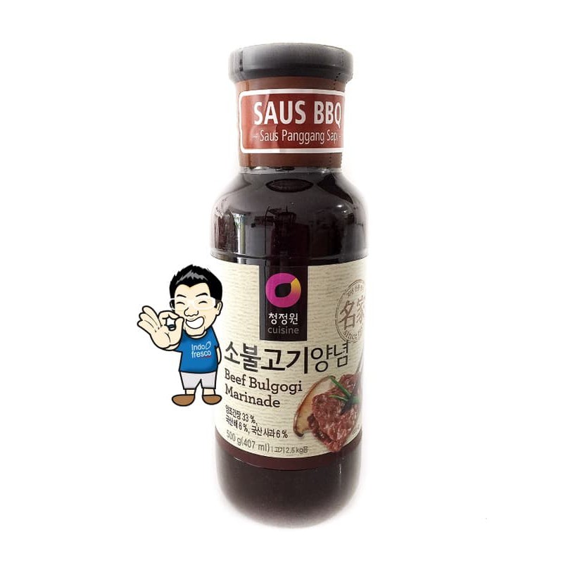 

PROMO DAESANG (CHUNG JUNG ONE) BEEF BBQ SAUCE MARINADE/ SAUS BUMBU BBQ- 500G TERMURAH