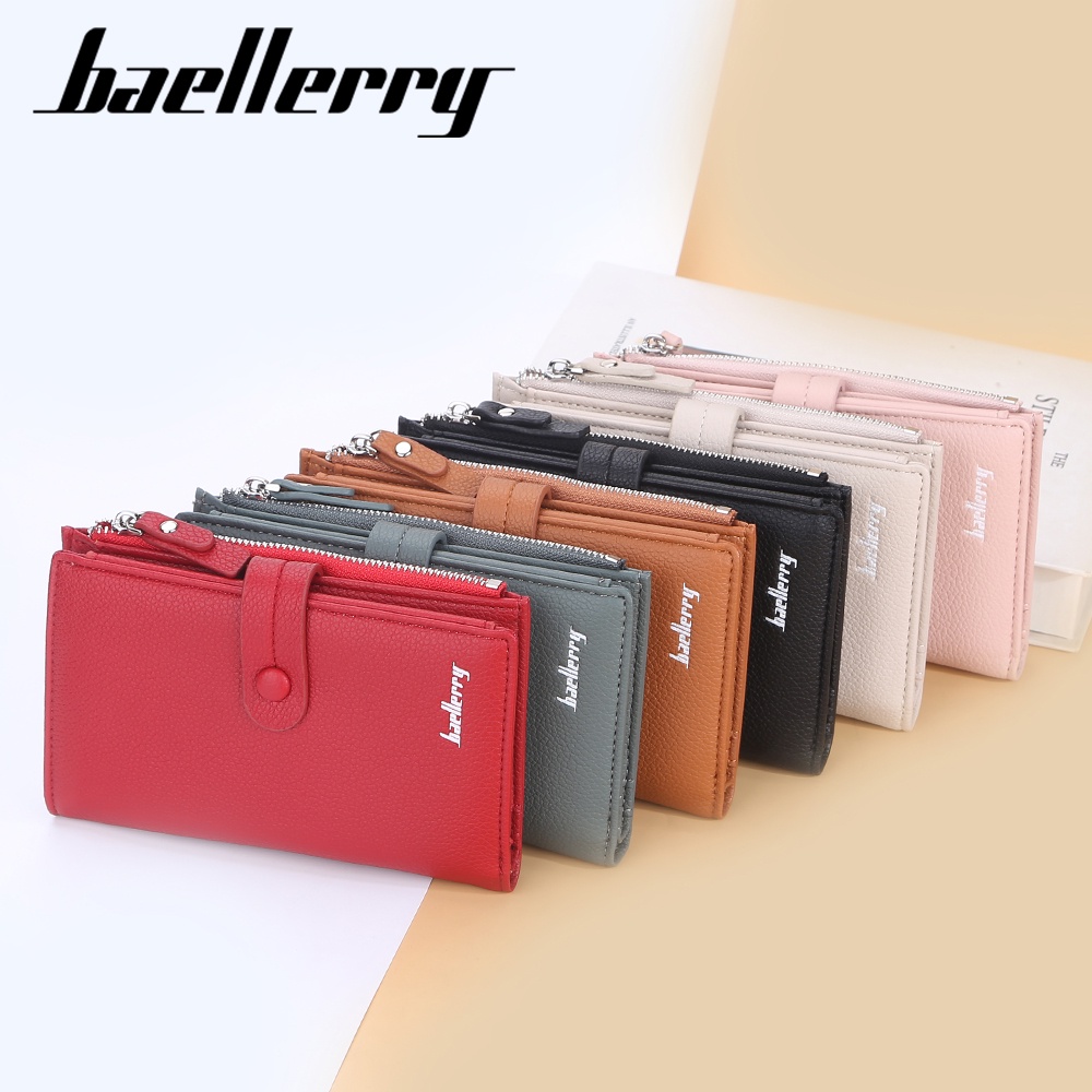 BAELLERRY N3233 Dompet Wanita Kecil Bahan Kulit PU Leather Premium WATCHKITE WKOS