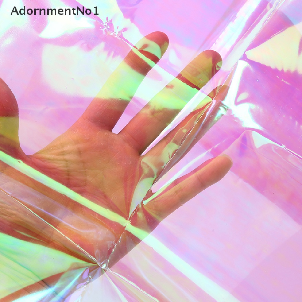 (AdornmentNo1) Kertas Film Epoxy Resin Efek Laser Iridescent Untuk Membuat Perhiasan DIY