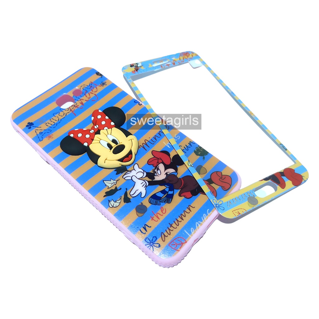 Casing Silikon Jelly Lucu dengan Antigores untuk Samsung Galaxy J7 Prime  - Boneka Karakter Timbul - sweetacase.id - Softcase / COD / Casing Terbaru - Karakter Lucu - Casing Imut - Kesing Hits - Case Gemoy - Kesing - Aesthetic Stitch - Doraemon