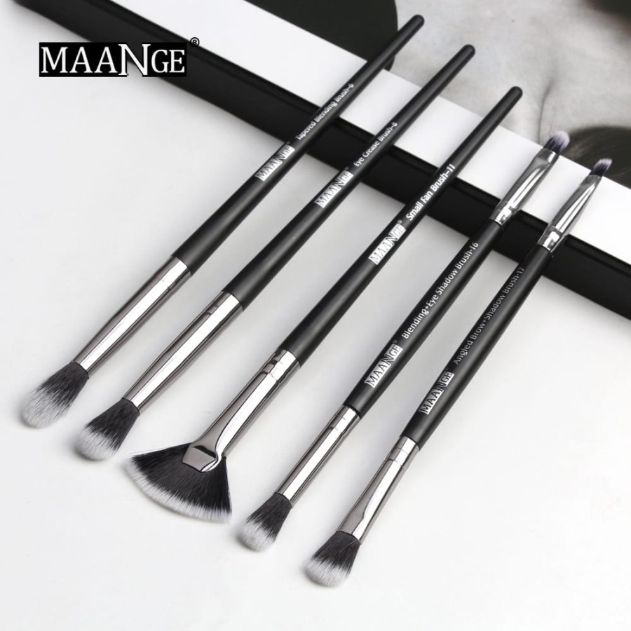 MAANGE 5pcs Beauty Makeup Brush Make Up  isi 5Pcs Alat Kecantikan  Kuas Make Up