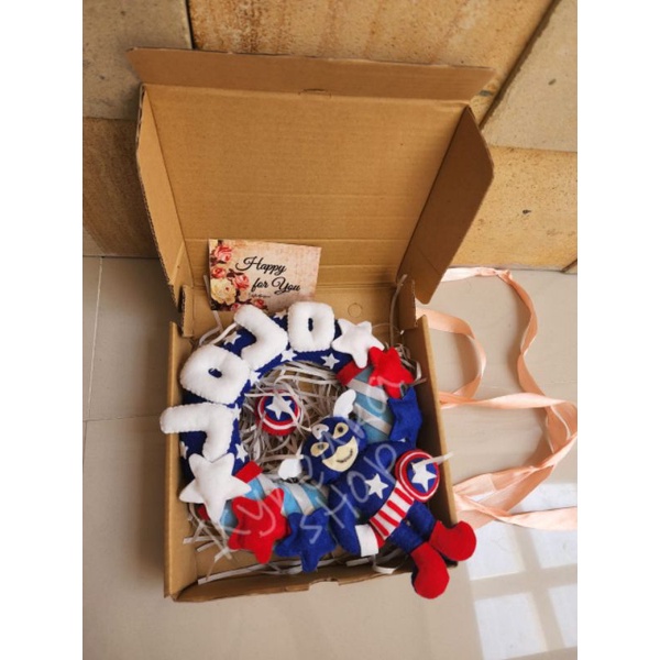 hampers ultah anak cowo / ultah anak laki-laki captain america