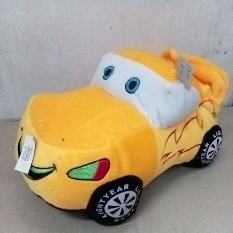 Boneka Mobil Cars Kuning Bahan Dakron Asli EmPuk dan Lembut