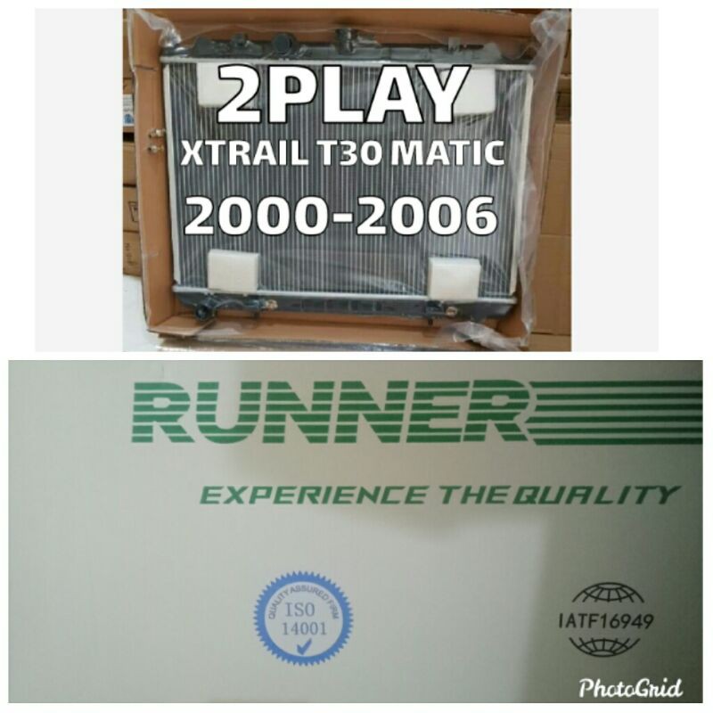 Radiator T30 Nissan Nisan Xtrail X trail X-Trail Matic Metik 2000-2006