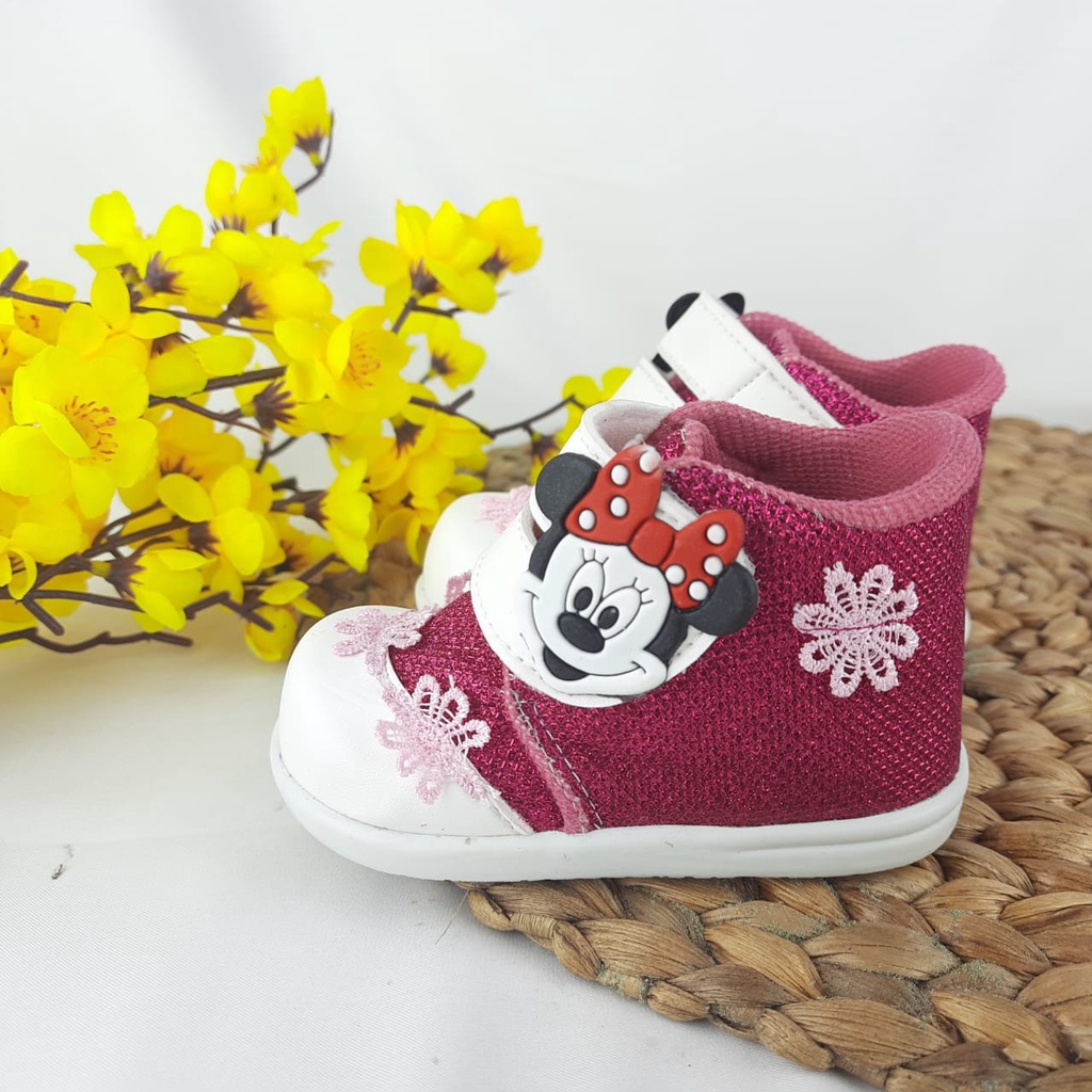 mandirishoesstore-SEPATU PESTA ANAK MICKEY MOUSE BUNYI 1 2 3 TAHUN FAY16