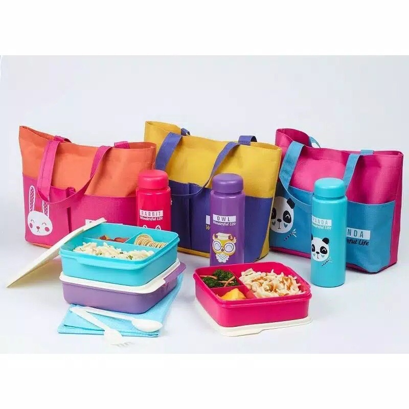 Jual Lunch box set kotak bekal makan | Shopee Indonesia