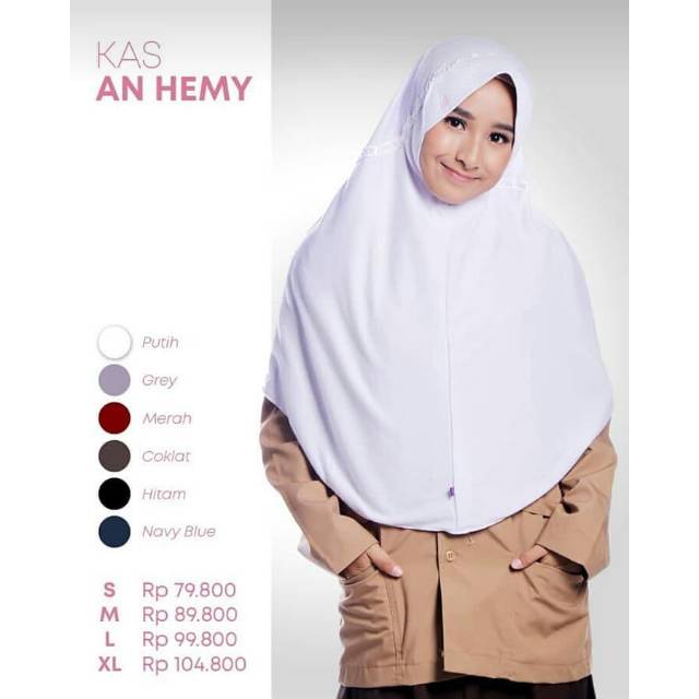 Kerudung Rabbani Hemy - Kerudung Sekolah - Kerudung Anak - Kerudung Rabbani