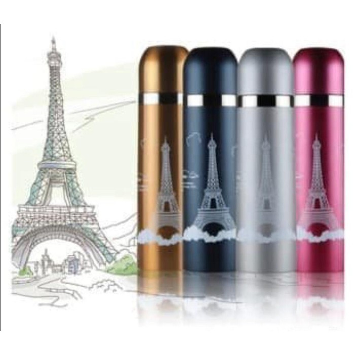 Termos Air Panas Karakter Paris Steinless Ukuran 500ml