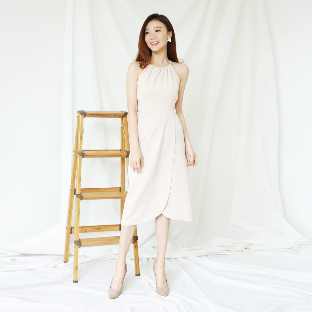 Gaun Pesta Scuba / Dress Pesta Scuba / Fashion Wanita - Chelsea Party Dress