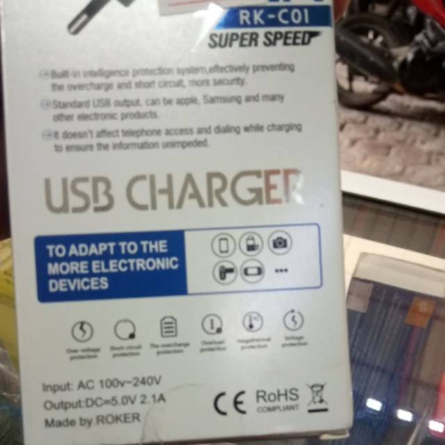 Charger anroid rocker super speed