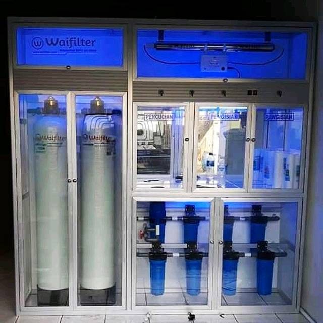 Mesin depot air minum isi ulang tanpa toren
