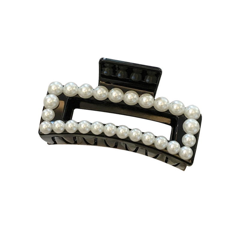 Korean Style Elegant Simple Resin Durable Hair Claw Ponytail Holder Headdress