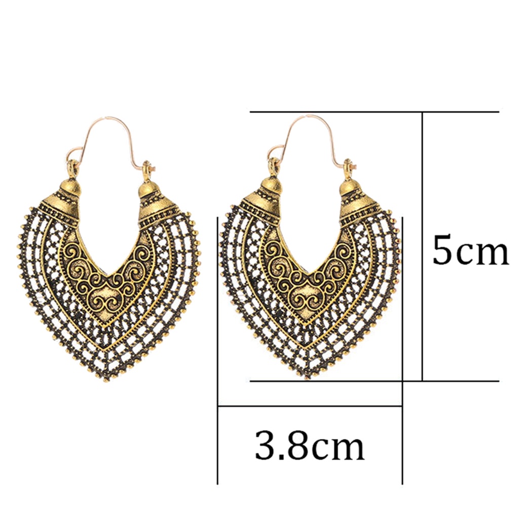 Hu Hu Hu Hu Hu Alat Bantu Pasang Kacamata♡ Anting Liontin Bahan Alloy Gaya Bohemian Untuk Wanita