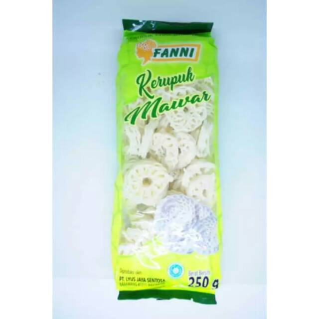 

Kerupuk mawar cap Fanni 250gr