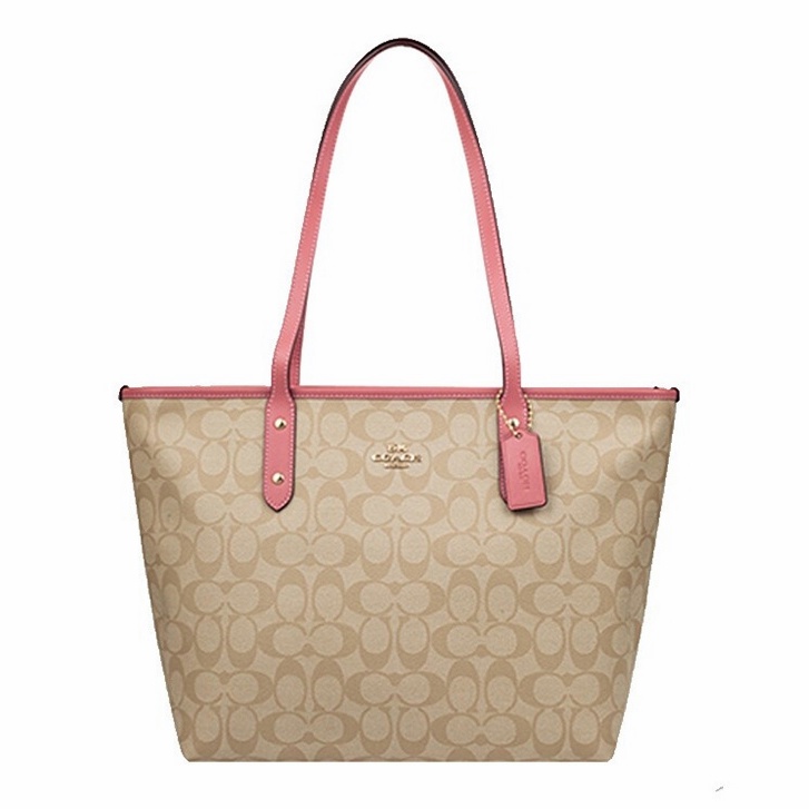 58282-4  Coach 58292 Canvas leather tote bag for ladies with one shoulder bag  gwd