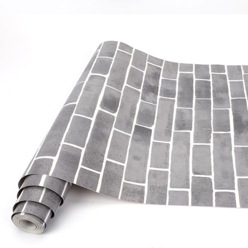 (COD) Dunia Wallpaper Sticker Dinding kamar Anti Air Murah Dan Terbaik Motif DP1093 (SUDAH ADA LEM)