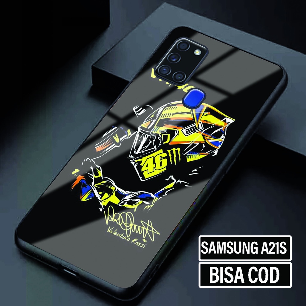 Hardcase Glossy Samsung A21S [ Mancase46 1 ] - Softcase Glossy Samsung A21S - Softcase Dove Samsung 