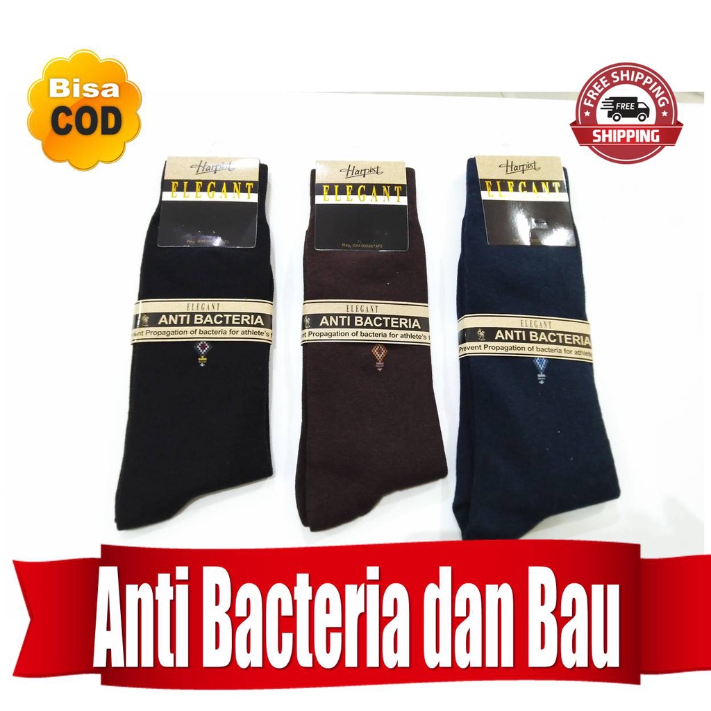 Kaos Kaki Tebal Pria Anti Bau/ Kaos Kaki Anti Bakteri Harpist