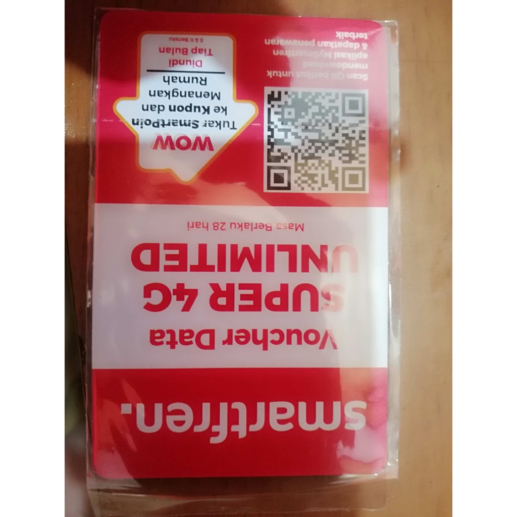VOUCHER SMARTFREN UNLIMITED (KUOTA 28GB)