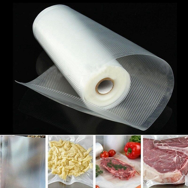 500 Cm/Roll Makanan Vacuum Packing Bag Daging Buah Sayuran Vakum Seal Kantong Penyimpanan Untuk Makanan Segar Menjaga Sous Vide Roll Bags Aksesoris Dapur