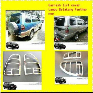 Garnish list cover lampu belakang ISUZU New Panther