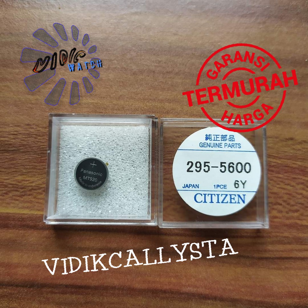 Baterai MT920 MT 920 Capasitor Citizen Ecodrive 295-5600 MT920