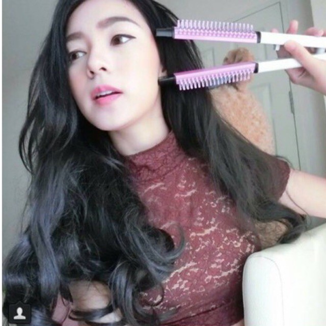 CATOK SISIR brush pink 2in1 MULTIFUNGSI /CATOK LURUS BLOW CURLY/CATOK SONAR BRUSH HE-20/CATOK SISIR