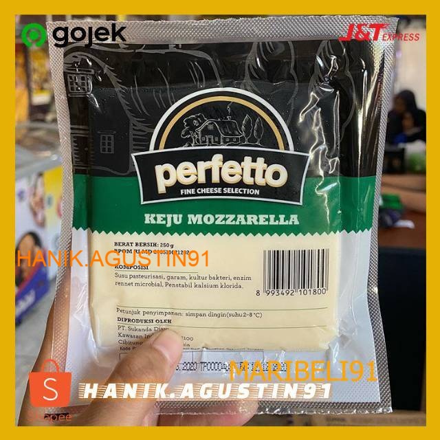 

KEJU MOZZARELLA PERFETTO 250GR maribeli91