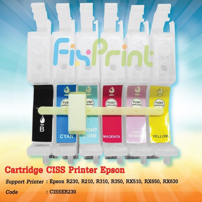 CISS Epson R230 R230x R210 R310 R350 RX510 RX650 RX630 Murah