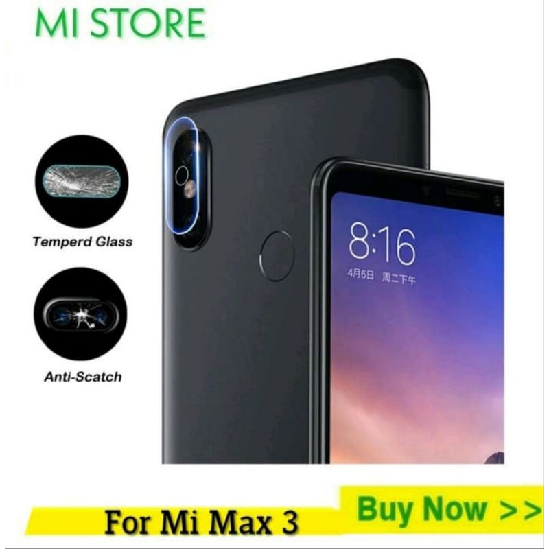 Xiaomi Mi Max 3 Tempered Glass Camera Anti Gores Kamera Belakang