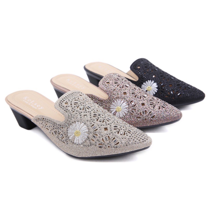 Sendal  Heels Wanita  Kelsey / Sendal Hak Tahu 5cm Wanita BB108