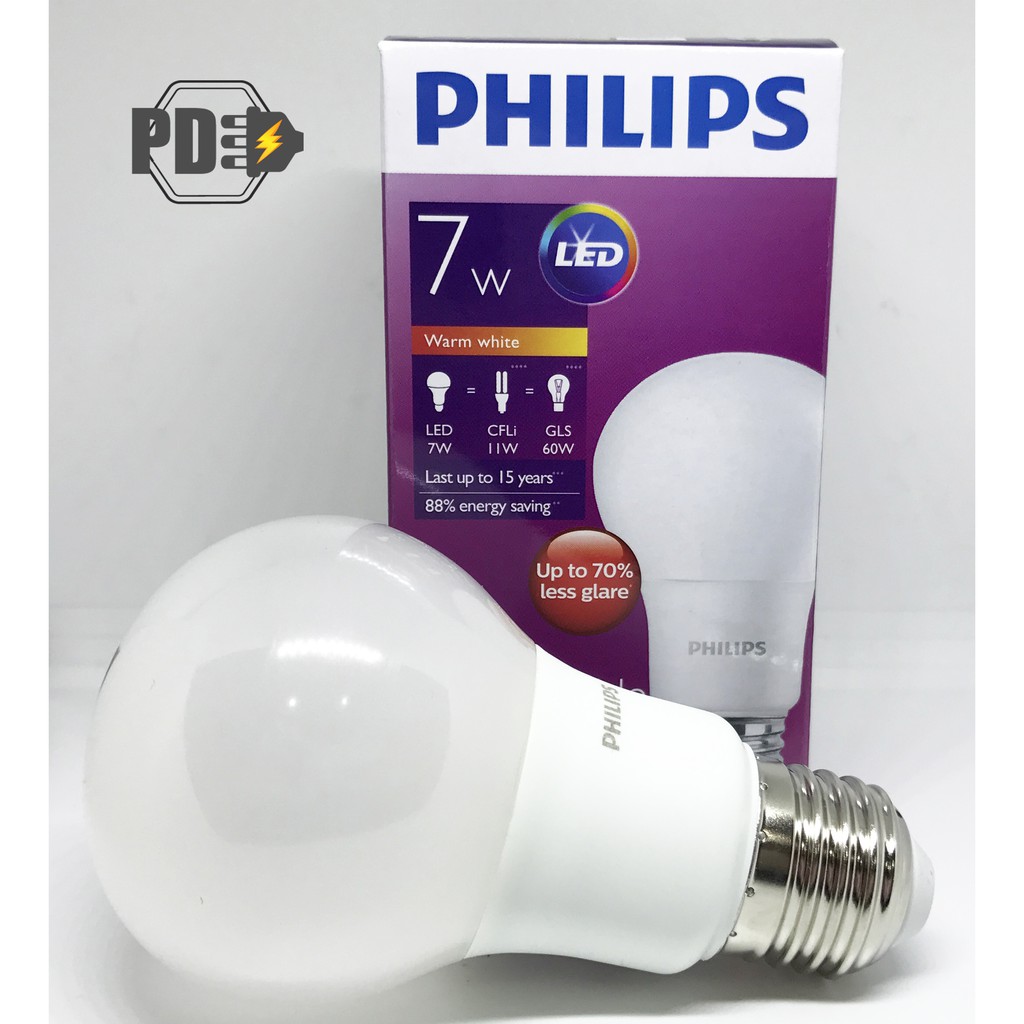 Lampu LED Philips 7Watt Kuning