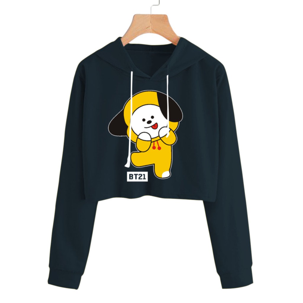 Bess - Sweater Hoodie Crop Murah / Sweater Hoodie Crop CIMY