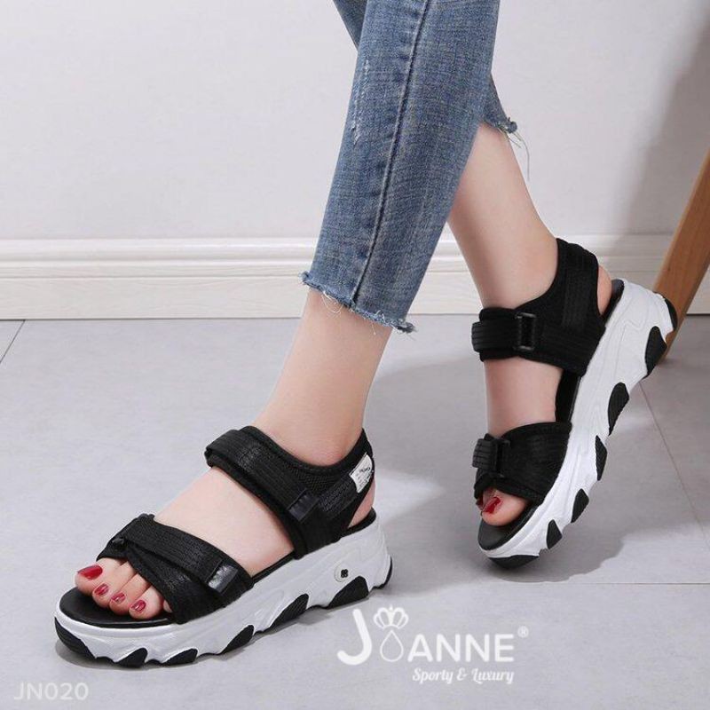 RESTOCK!! JOANNE Wedges Sandals Import Wanita JN020