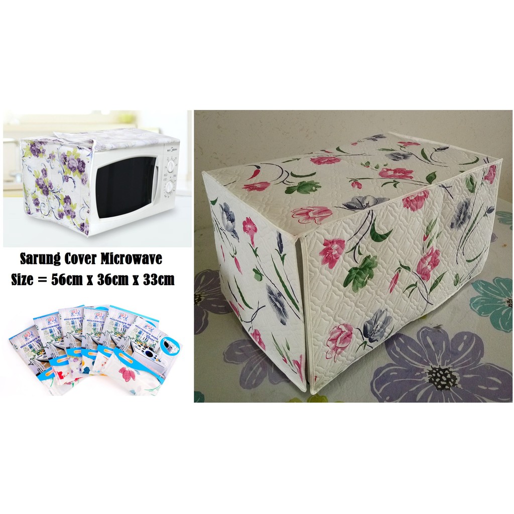 IKILOSHOP cover microwave motif peva penutup oven waterproff top cover pelindung