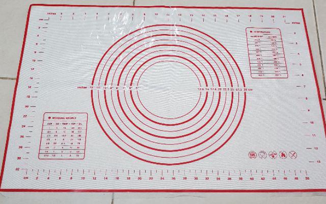 Silicone Mat Alas Adonan Pizza Martabak 40 X 60 Cm