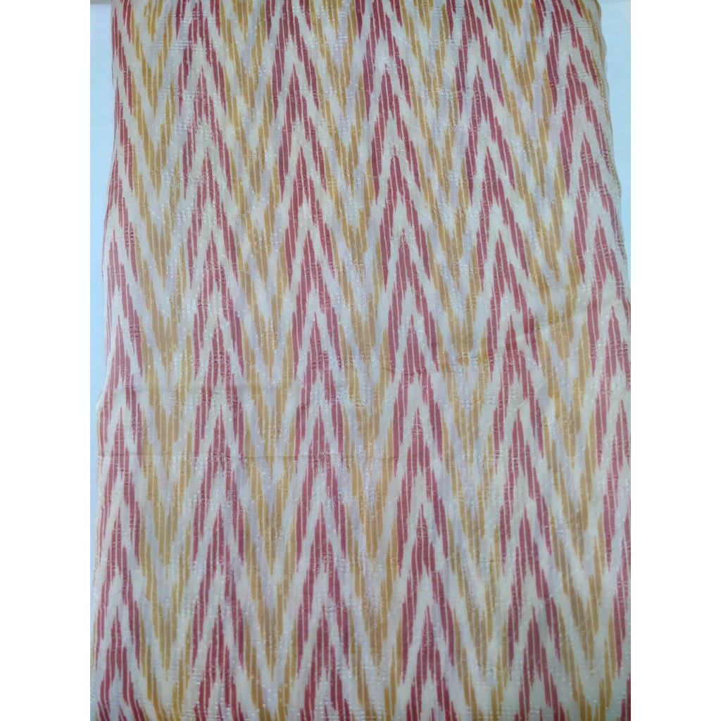 Kain Sutra Meteran Tenun Tangan Motif Co' Bo' Bugis Warna Pastel