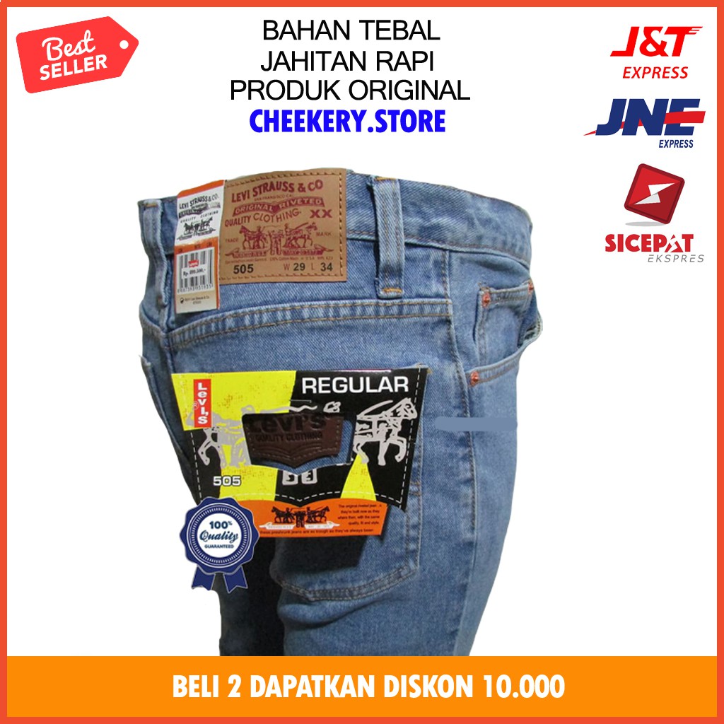  Celana Jeans Pria Branded  Levi s levis Standar Regular 