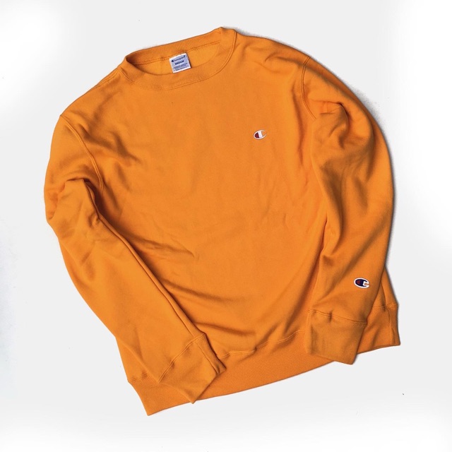 mustard champion crewneck