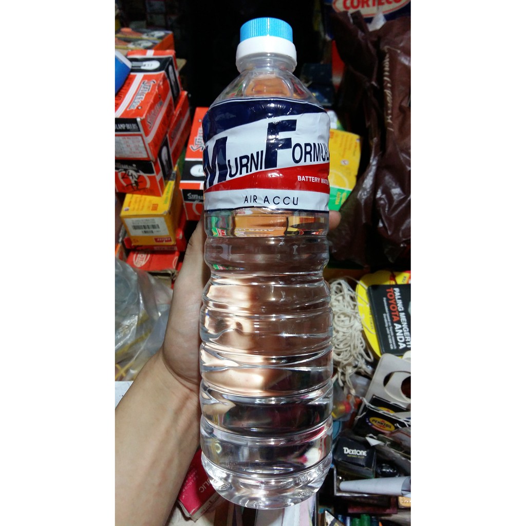 Jual Air Aki Air Accu Tutup Biru Air Aki Tambahan Isi Aki Kualitas Export 1 Liter Aki 4608