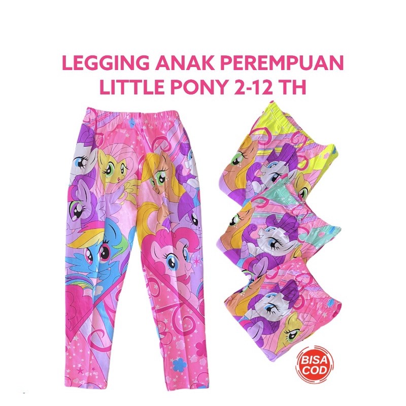 Celana Legging Anak Bayi Perempuan Little Pony 2 4 5 8 10 Tahun Leging Anak Perempuan Katun Murah Celana Panjang Anak Bayi Perempuan